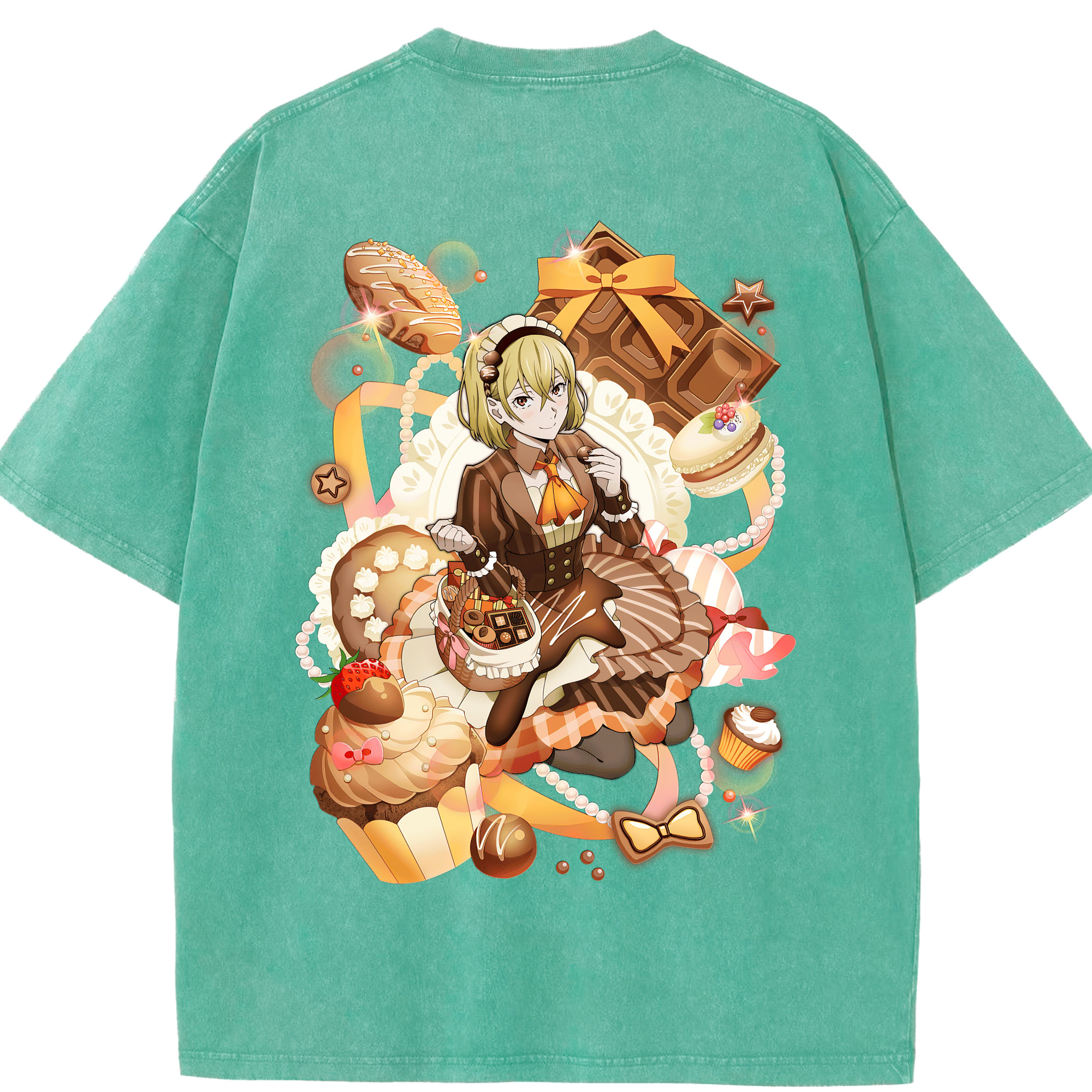 （画像用） 文豪ストレイドッグス Bungo Stray Dogs 綿100% ヴィンテージ風 半袖Tシャツ（背面プリント）